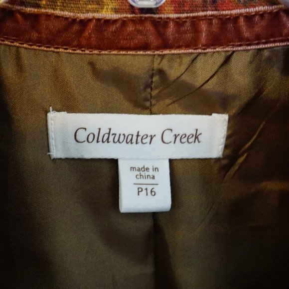 🍀 Coldwater Creek Autumn Blazer - Picture 4 of 5